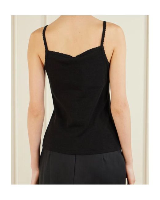 The Row Black Crew Neck Vest