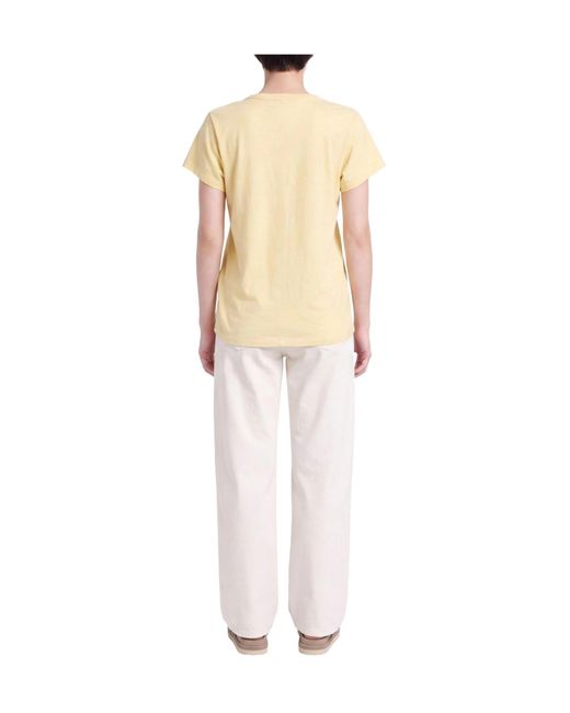 Rag & Bone Yellow Basic T-Shirt