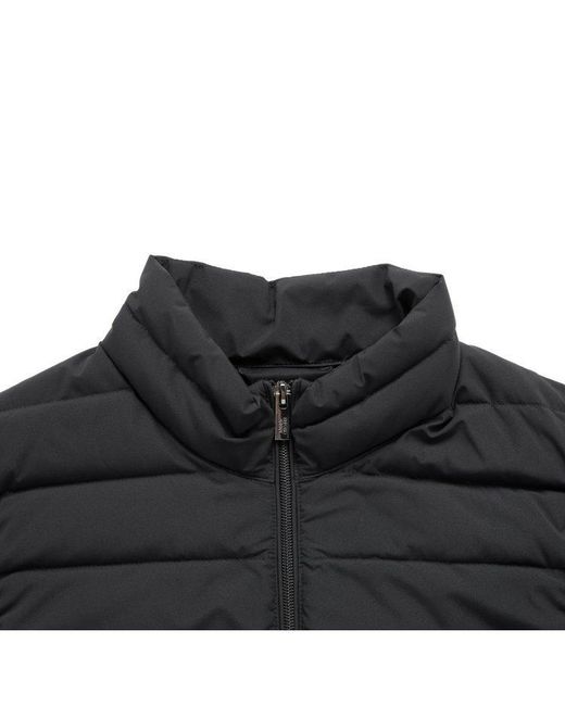 Emporio Armani Black Logo Patch Padded Gilet for men