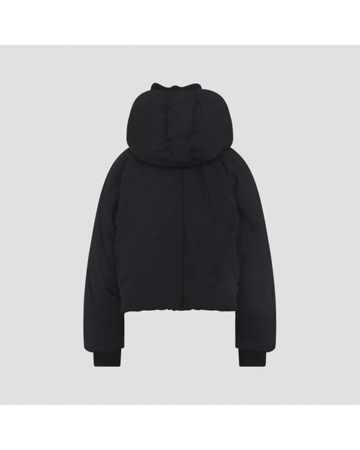Sportmax Black Glizia Zip-Up Down Jacket