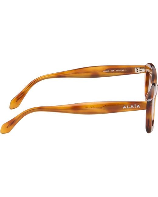 Alaïa Brown Sunglasses