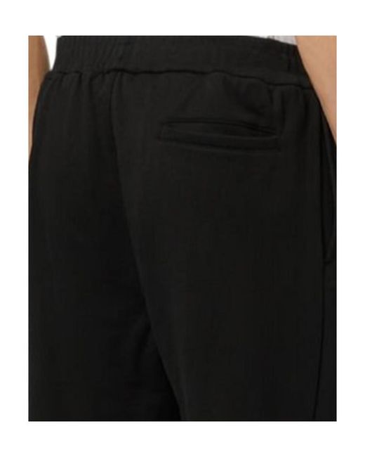 Versace Black Greca Detailed Jersey Knitted Track Pants for men