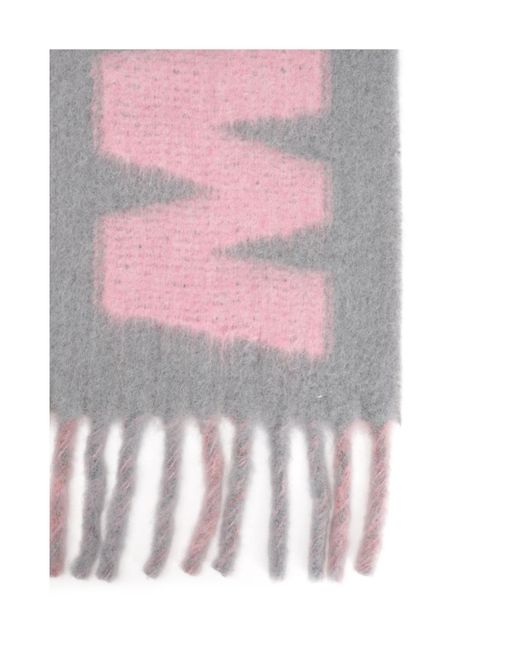 Marni Multicolor Alpaca And Wool Scarf