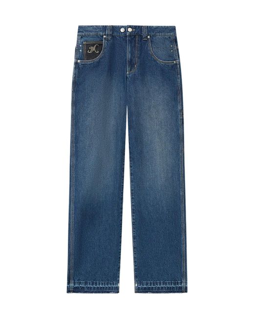 Isabel Marant Blue Jeyda Straight Leg Jeans