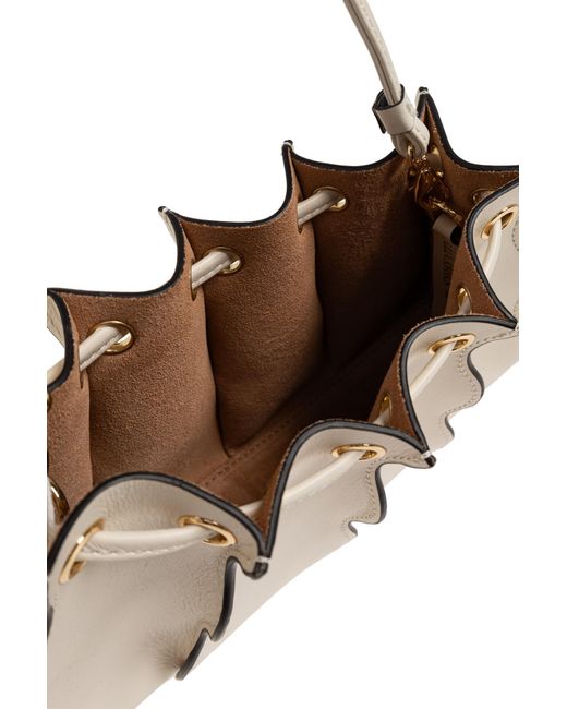 Ulla Johnson Natural Adria Small Bucket Bag