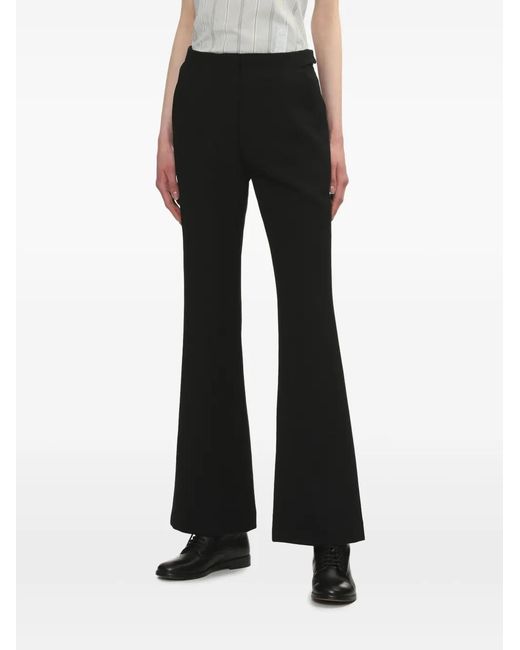 Low Classic Black Flared Trousers