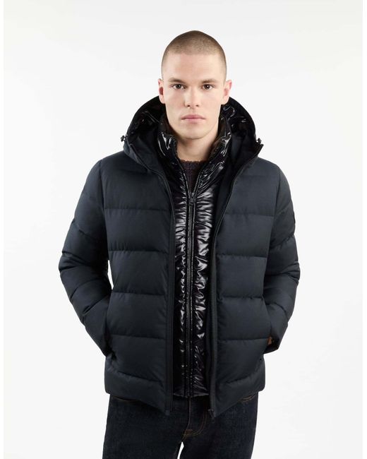 Fay Black Double-Sided Down Jacket for men