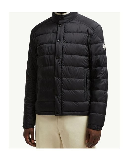 Moncler Black Selves Short Padded Jacket for men