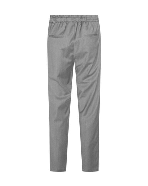 Antonelli Gray Drawstring Waist Pants