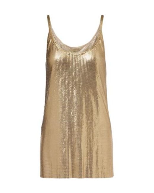 Rabanne Natural Chainmail Minidress