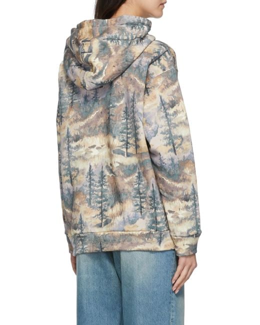 Gucci White X The North Face Logo-Print Cotton Hoodie for men