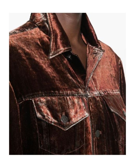 Pierre Louis Mascia Brown Kandox Button-Down Jacket