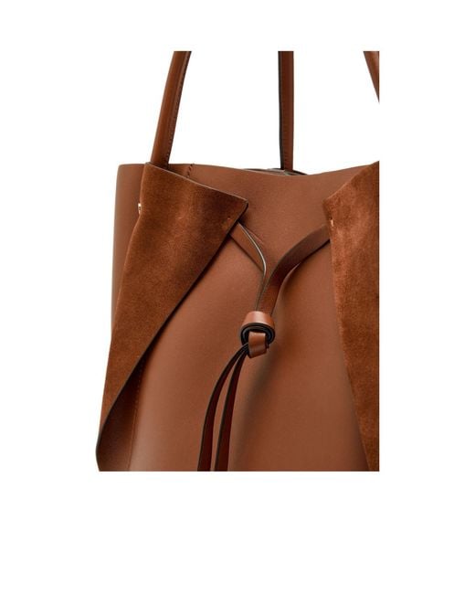 Gabriela Hearst Brown Leather Tote Bag