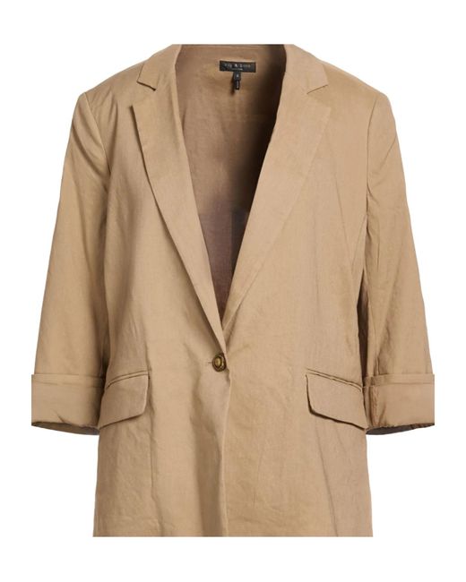 Rag & Bone Natural Plain Colour Single-Breasted Blazer