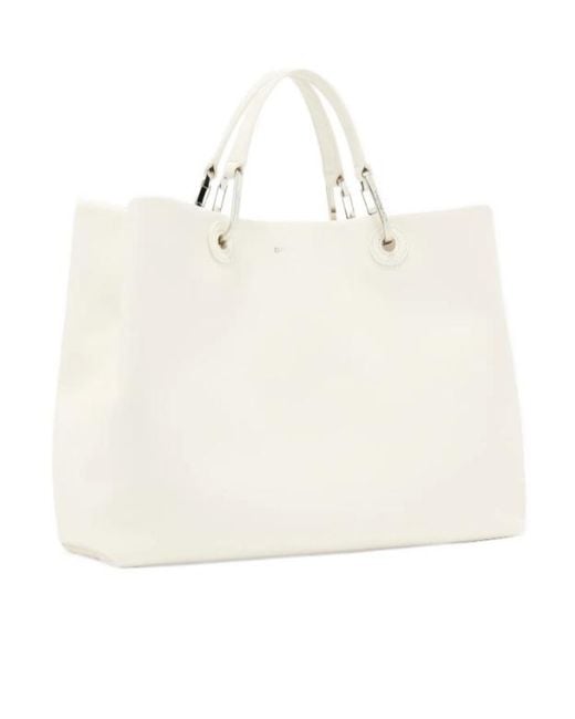 Emporio Armani Natural Leather Shoulder Bag