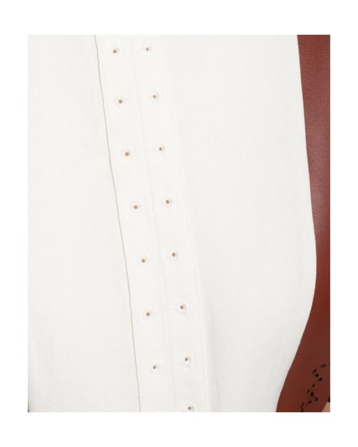 Chloé Black Soft Panama Aloe Linen Midi Drs M