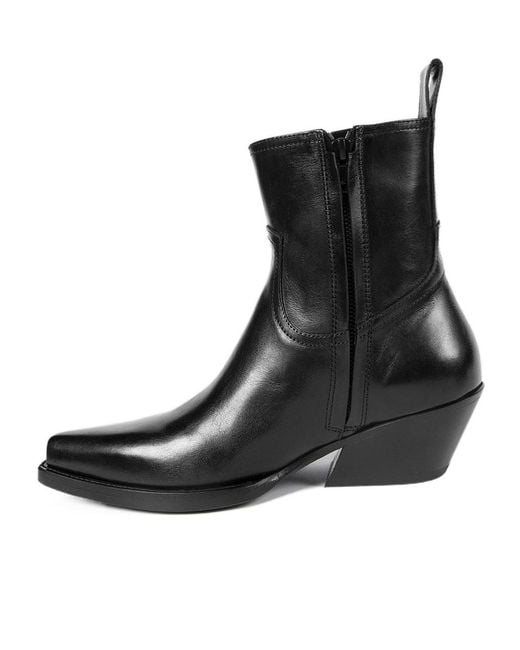 Ann Demeulemeester Black Imme Pointy Ankle Boots