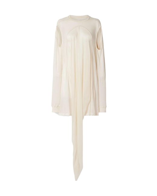 Rick Owens White Crepe De Chine Top