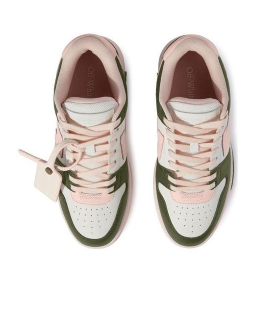 Off-White c/o Virgil Abloh Multicolor Out Of Office Calf Leather Military Sneaker