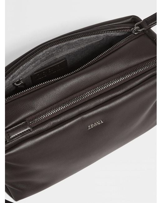 Zegna Black Secondskin Softy Pouch for men