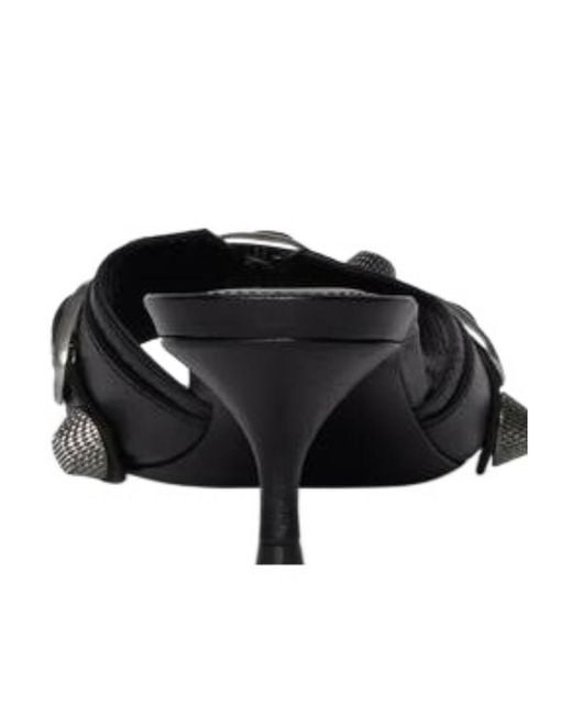 Balenciaga Black Cagole M40 Arena Slip-On Sandals