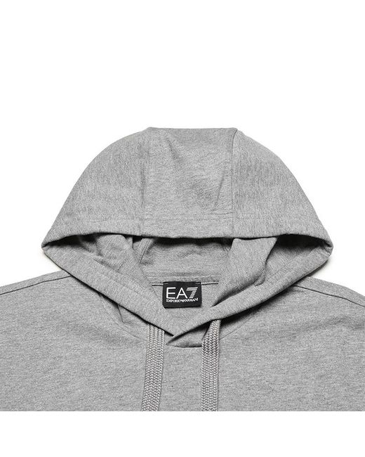 EA7 Gray Hoodie for men