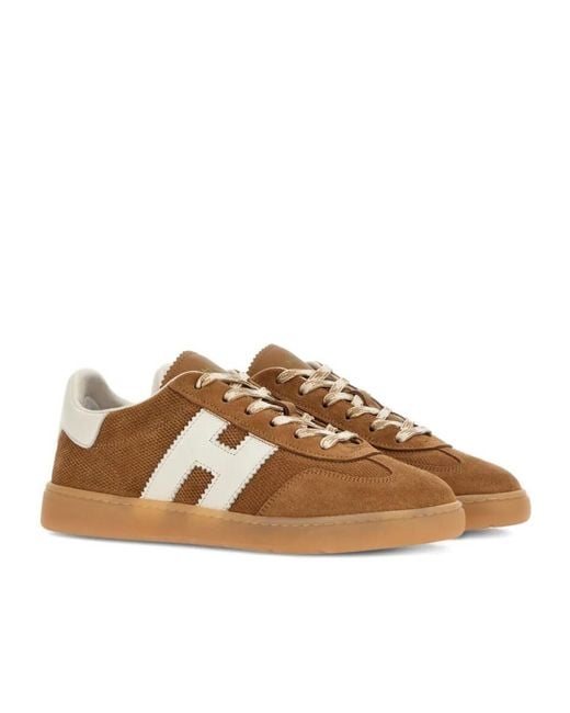 Hogan Brown Cool Sneakers