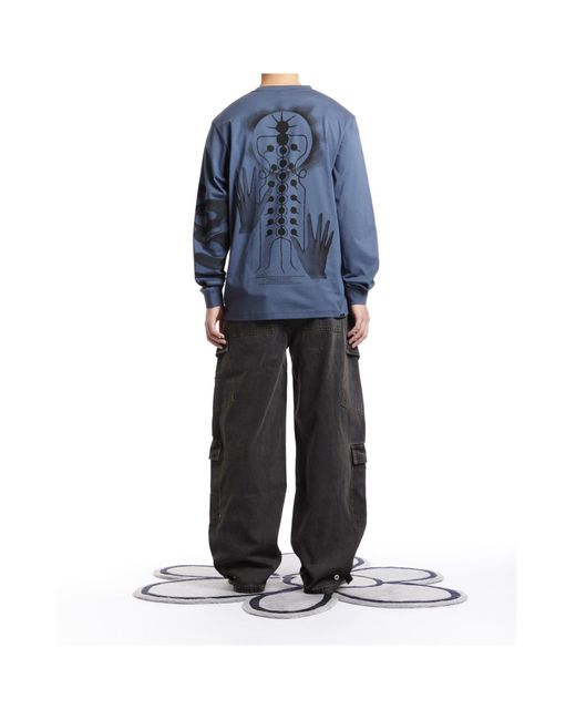 Pam Blue Belt-Loop Jeans for men