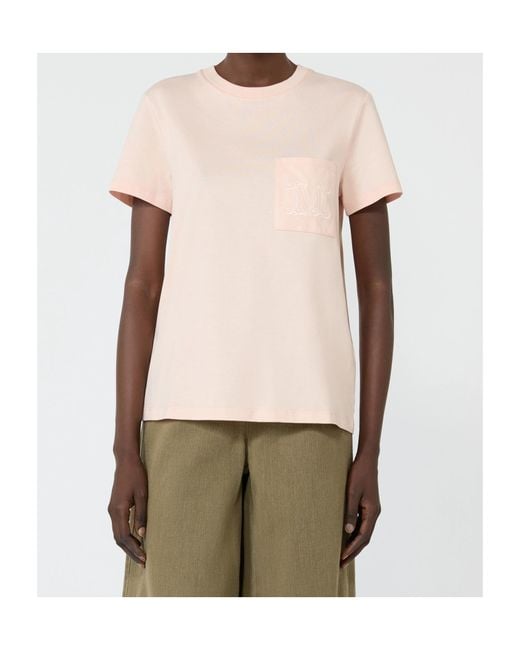 Max Mara Pink Short-Sleeved T-Shirt