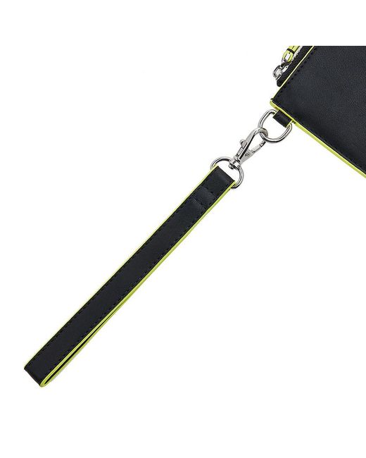 MSGM Black Zippered Clutch