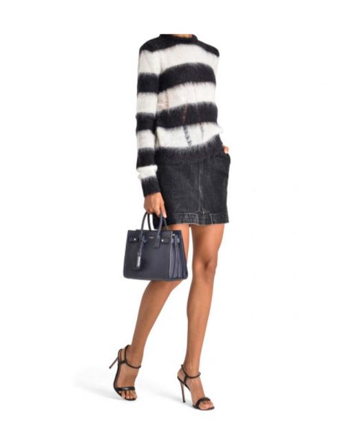 Saint Laurent Blue Nano Sac De Jour Shoulder Bag