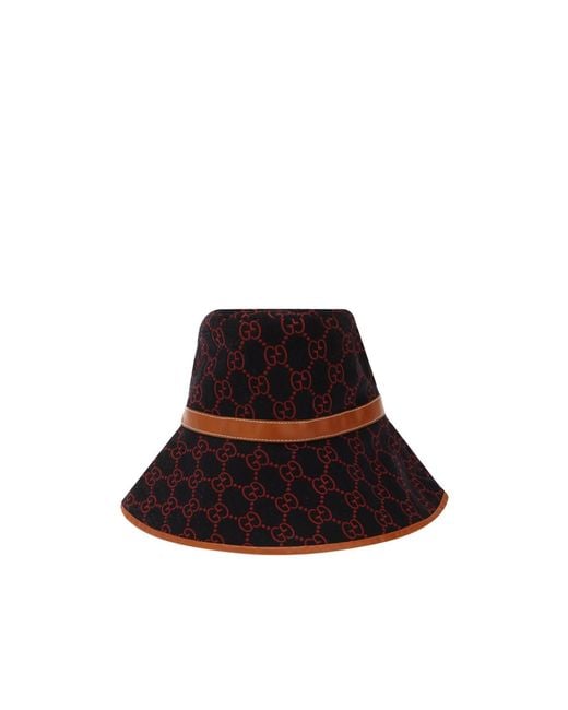 Gucci Multicolor Wide-Brim Bucket Hat