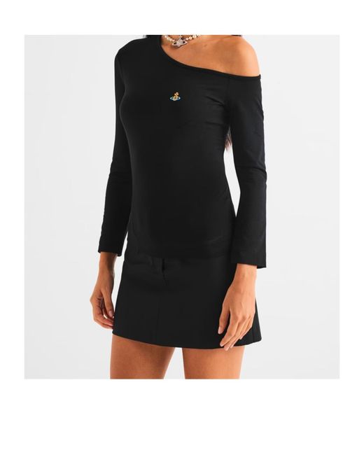Vivienne Westwood Black Viv Hebo Long Sleeve T-Shirt