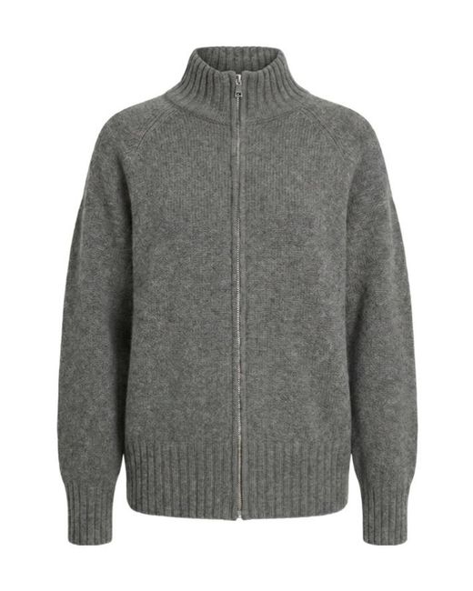 Malo Gray Zip Raglan Bomber