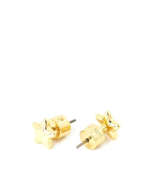 COACH Yellow Five-Star Earrings