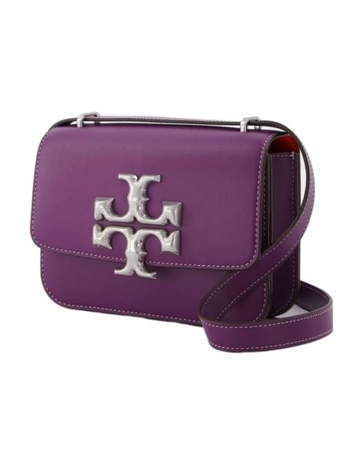 Tory Burch Purple Eleanor Shoulder Bag
