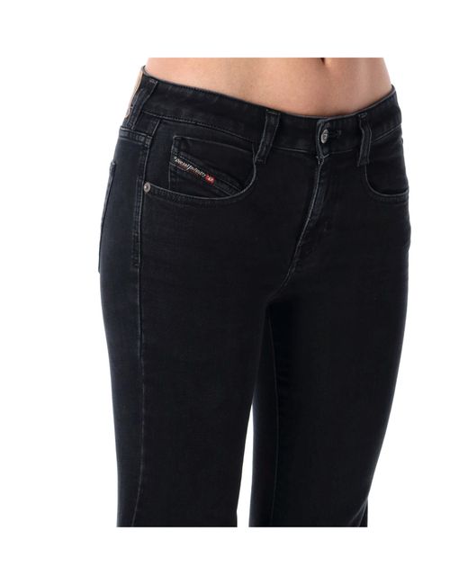 DIESEL Black Flared Jeans