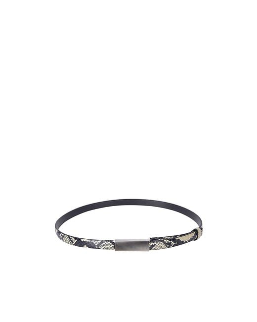 Khaite White Empire Embossed Belt