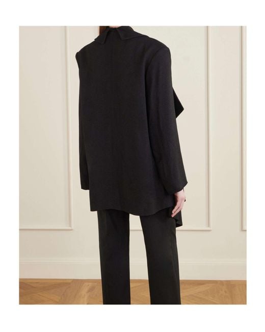 TOVE Blue Goldie Crepe Blazer