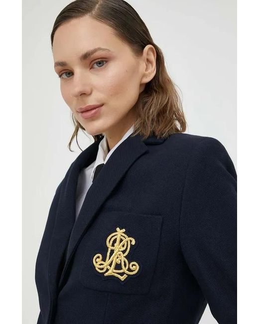 Ralph Lauren Blue Lauren Bullion Jacquard Blazer