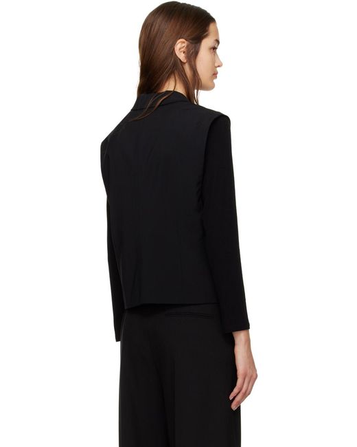 The Row Black Sleeveless Vest