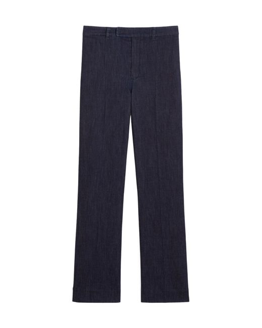Max Mara Blue 'S Diana Cropped Flared Jeans