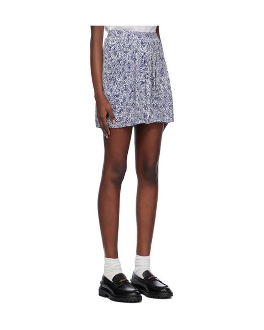 Isabel Marant Black Isabel Marant Étoile Allover Printed Skirt