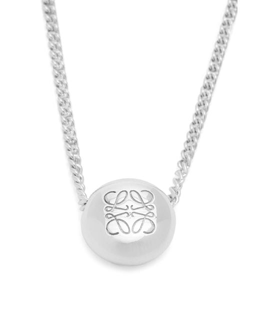 Loewe White Pebble Necklace