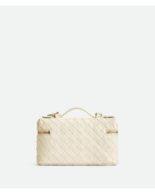 Bottega Veneta White Bang Bang Zipped Vanity Case