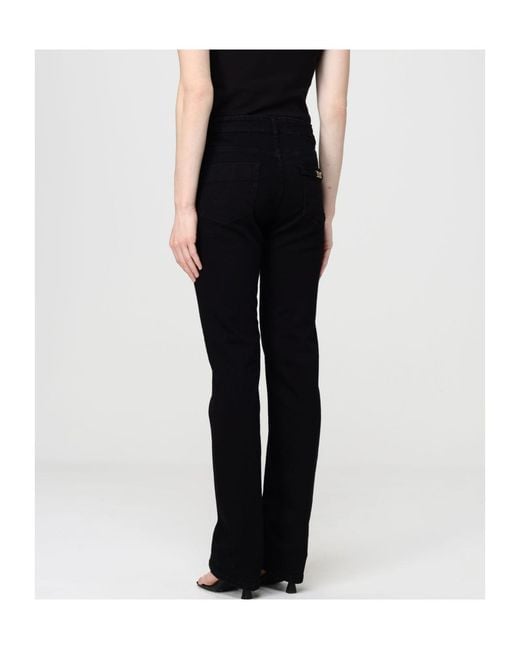 Versace Jeans Black Couture Straight-Leg Jeans