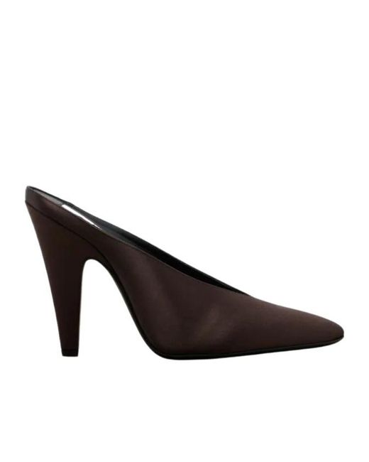 Alaïa Brown Open-Toe High-Heeled Sandals