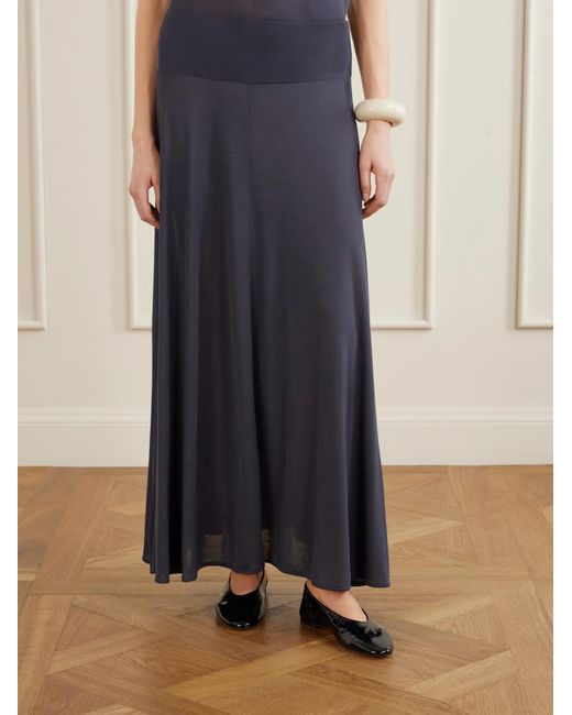 St. Agni Blue Flowing Skirt