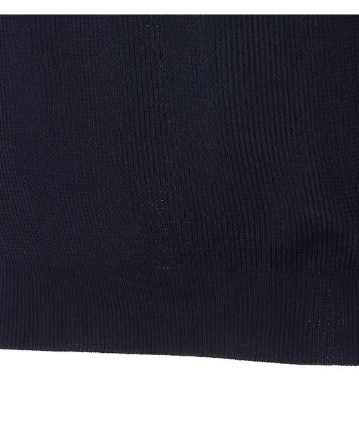 Auralee Blue Long-Sleeve Knit Top for men