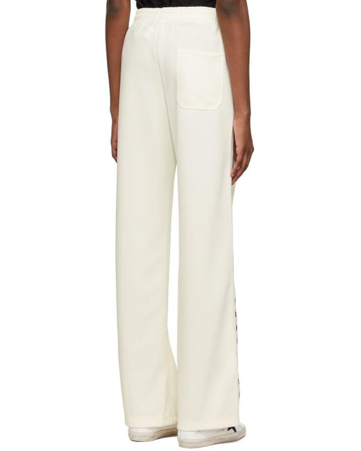 Golden Goose Deluxe Brand Natural Star Tape Track Pants